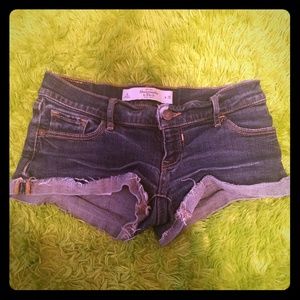 Size 0 Abercrombie and Fitch jean shorts